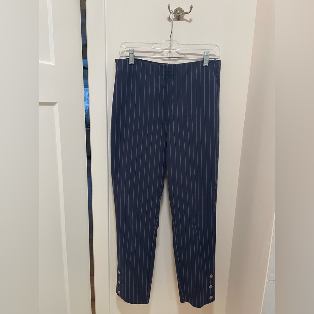 rag & bone Simone Pinstripe Pants, Size 10